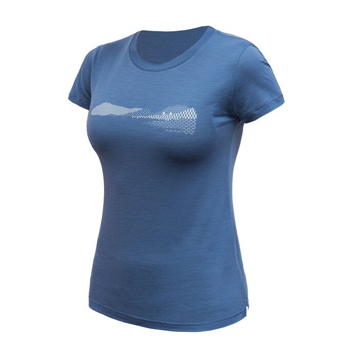 Lady's T-shirt Hills riviera blue SENSOR - view 2 - Extreme-bg.com Lady's T-shirt Hills riviera blue SENSOR - view 2