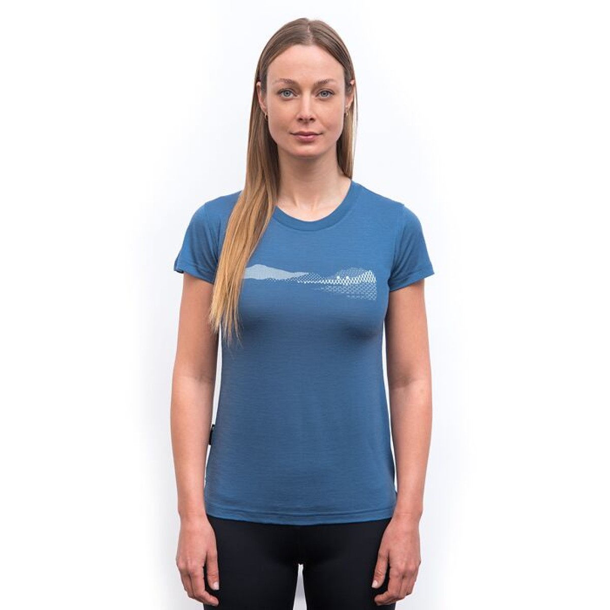 Lady's T-shirt Hills riviera blue SENSOR - view 6 - Extreme-bg.com Lady's T-shirt Hills riviera blue SENSOR - view 6