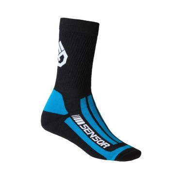 SENSOR TREKING EVOLUTION SOCKS BLACK/BLUE SENSOR - view 1