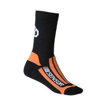 SENSOR SOX black/orange TREKING MERINO SENSOR - view 1
