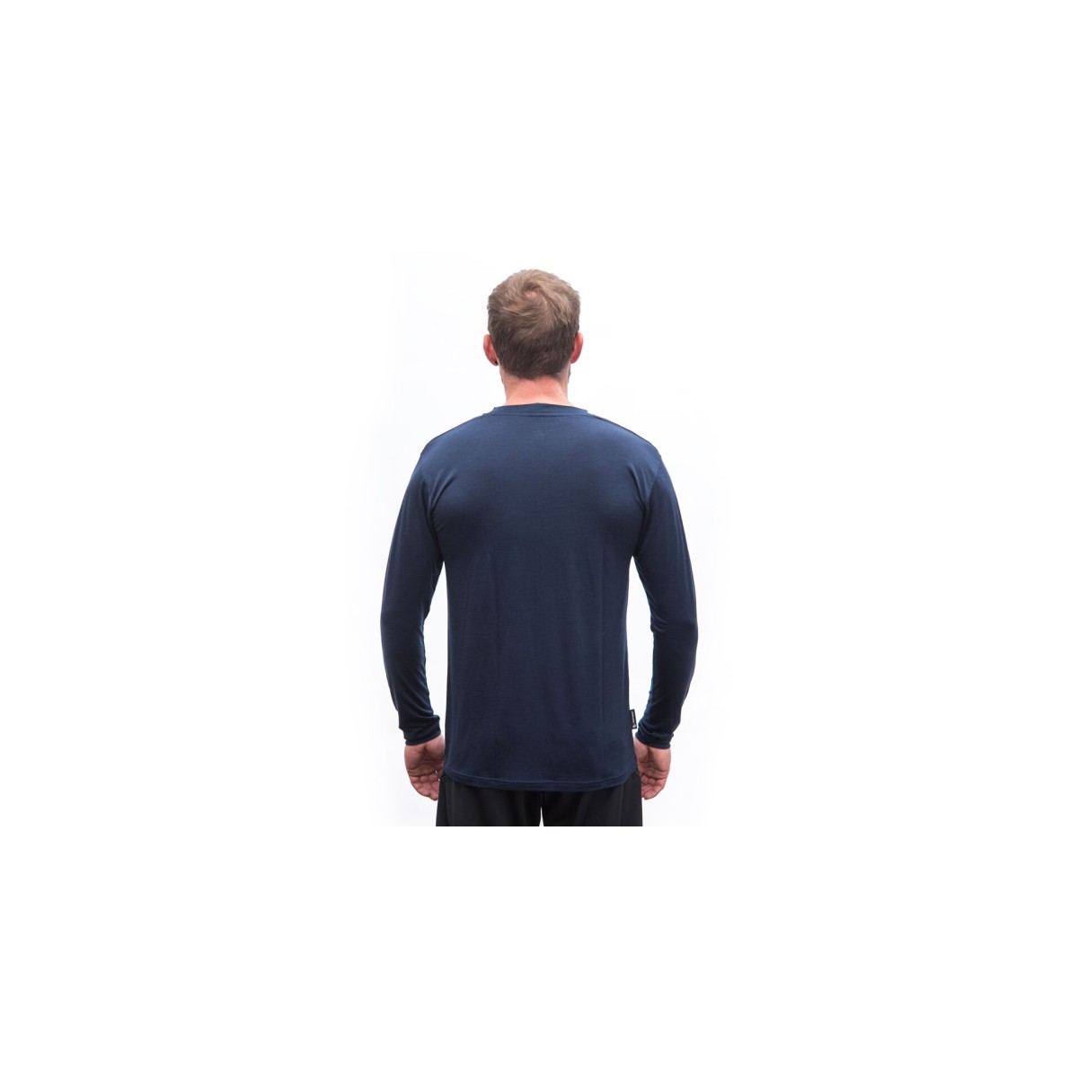 Мъжка мерино тениска с дълъг ръкав MERINO ACTIVE Outside deep blue SENSOR - изглед 3 - Extreme-bg.com Мъжка мерино тениска с дълъг ръкав MERINO ACTIVE Outside deep blue SENSOR - изглед 3