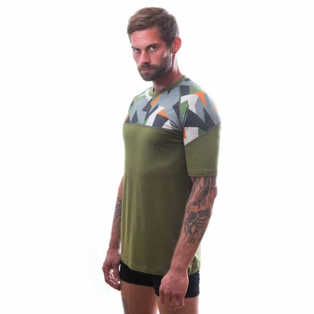 Мъжка мерино тениска MERINO IMPRESS tee ss SAF SENSOR - изглед 6 - Extreme-bg.com Мъжка мерино тениска MERINO IMPRESS tee ss SAF SENSOR - изглед 6