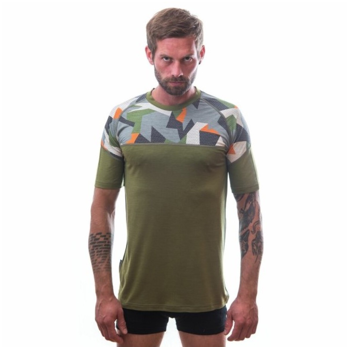 Мъжка мерино тениска MERINO IMPRESS tee ss SAF SENSOR - изглед 5 - Extreme-bg.com Мъжка мерино тениска MERINO IMPRESS tee ss SAF SENSOR - изглед 5