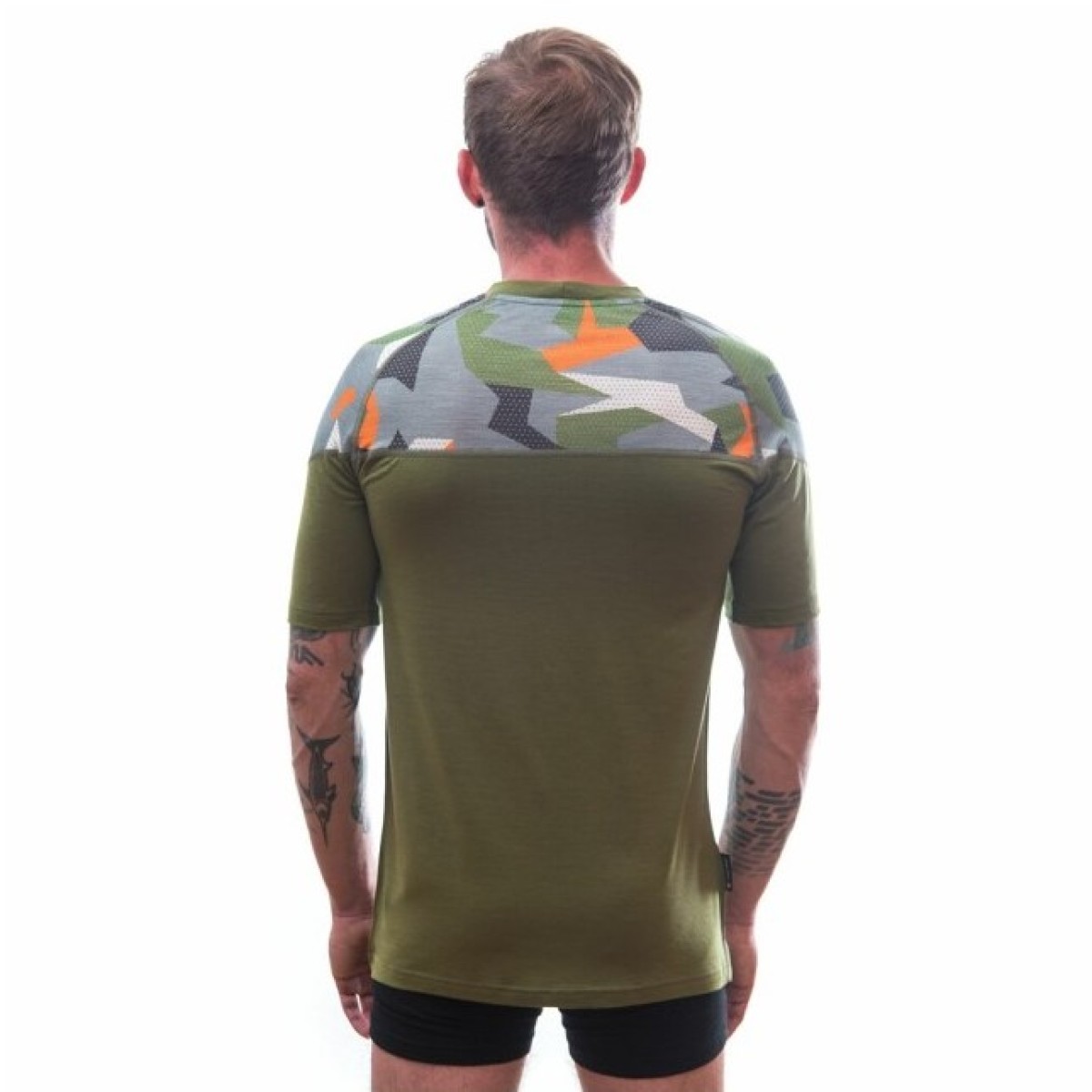Мъжка мерино тениска MERINO IMPRESS tee ss SAF SENSOR - изглед 4 - Extreme-bg.com Мъжка мерино тениска MERINO IMPRESS tee ss SAF SENSOR - изглед 4