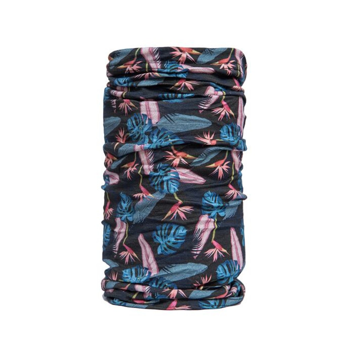 Мерино бандана MERINO IMPRESS tube blk/floral SENSOR - изглед 2 - Extreme-bg.com Мерино бандана MERINO IMPRESS tube blk/floral SENSOR - изглед 2
