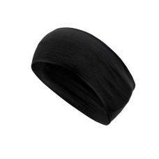 Мерино лента за глава MERINO ACTIVE black