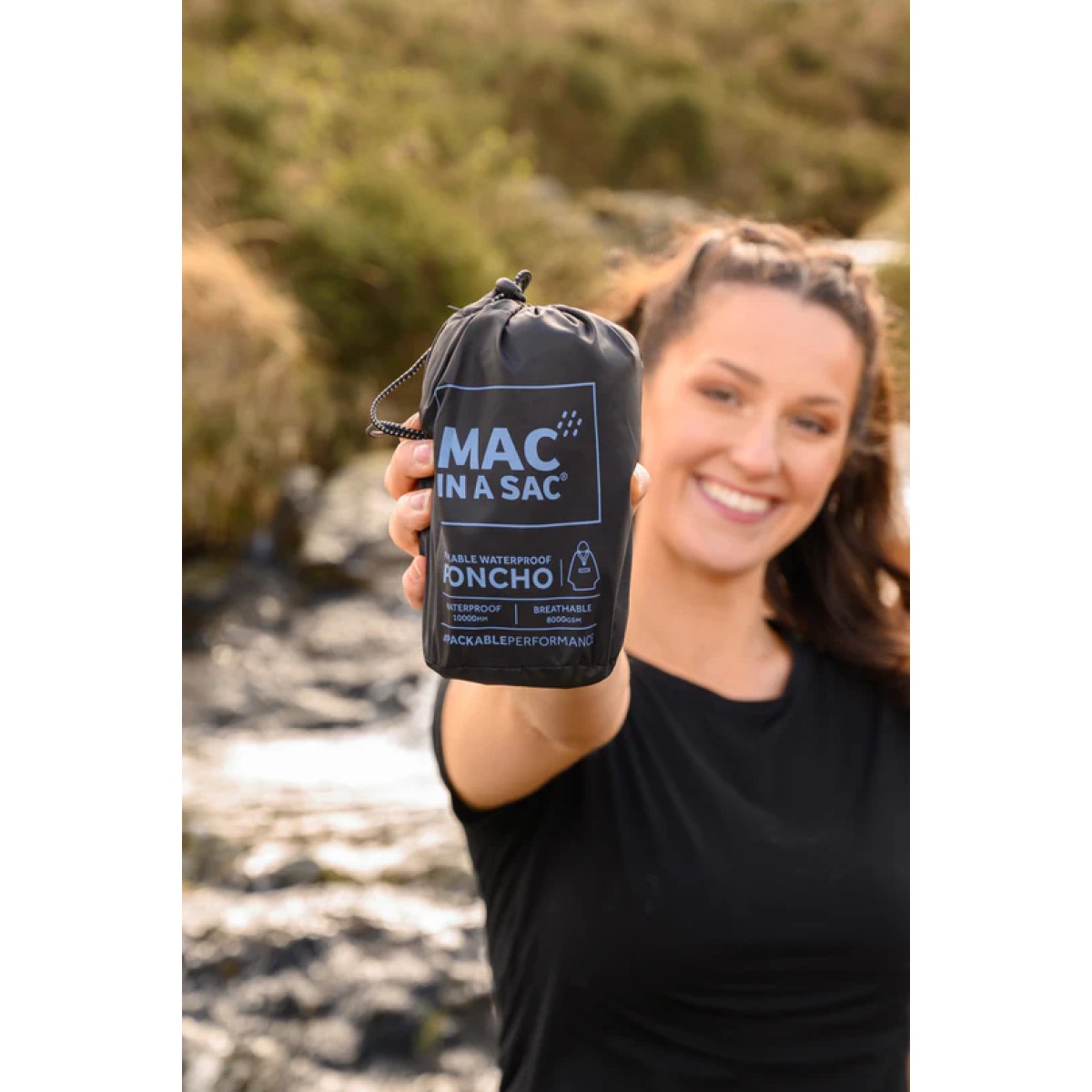 Дъждобран Mac in a sac Mias Poncho Black MAC IN A SAC - изглед 3